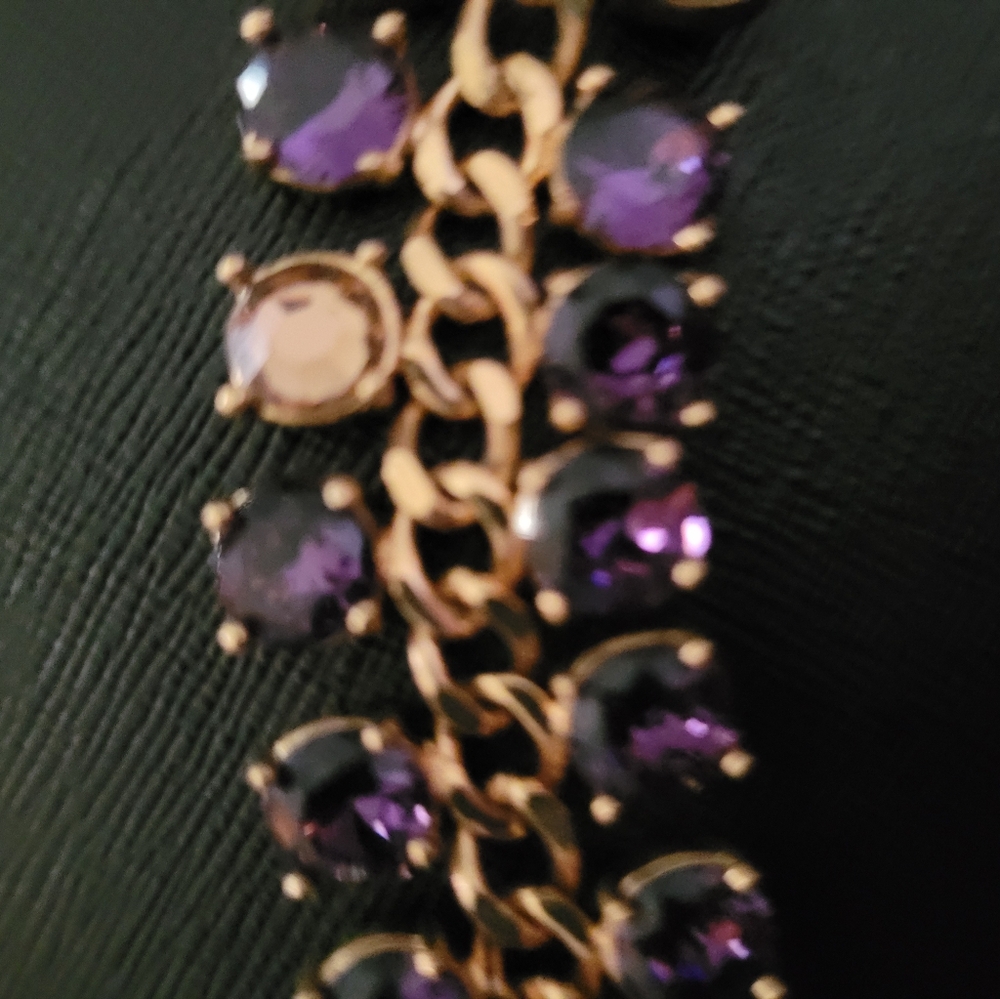 Kate Spade purple braclet (one jewel was replaced) - Picture 2 of 3